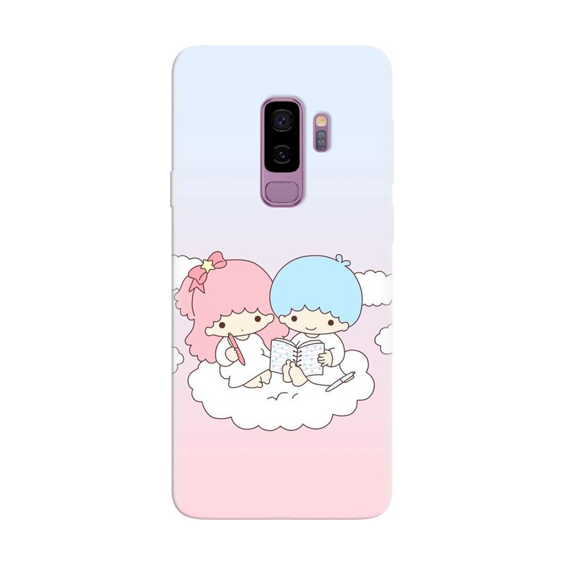 Husa silicon pentru Samsung Galaxy S9 Plus, Little Twins On Cloud