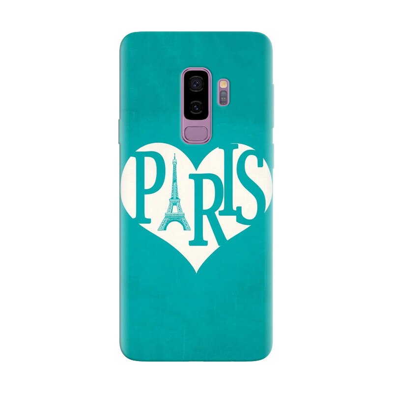 Husa silicon pentru Samsung Galaxy S9, I Love Paris