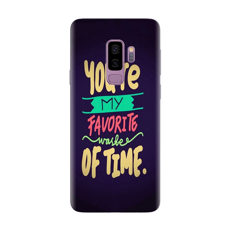 Husa silicon pentru Samsung Galaxy S9, My Favorite Waste Of Time