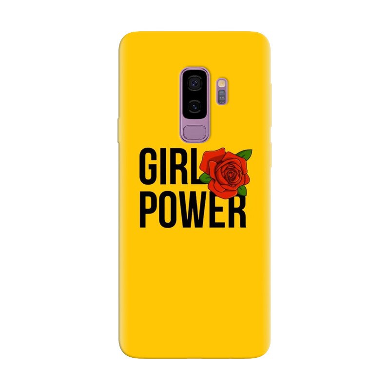 Husa silicon pentru Samsung Galaxy S9 Plus, Girl Power