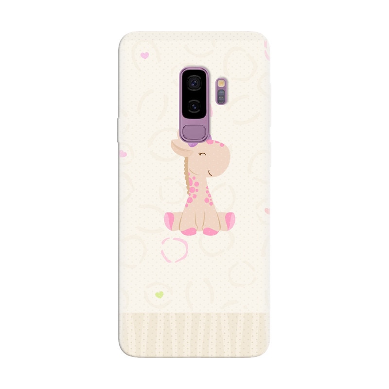Husa silicon pentru Samsung Galaxy S9, Giraffe Cute