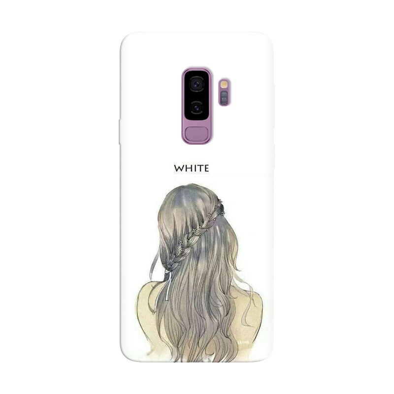 Husa silicon pentru Samsung Galaxy S9 Plus, White