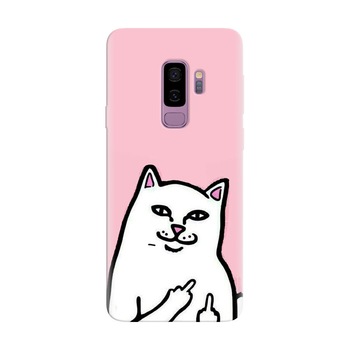 Husa silicon pentru Samsung Galaxy S9, White Cat Husa silicon pentru Samsung Galaxy S9, White Cat