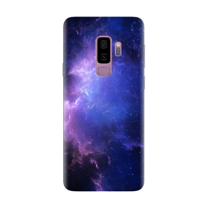 Husa silicon pentru Samsung Galaxy S9, Purple Space Nebula