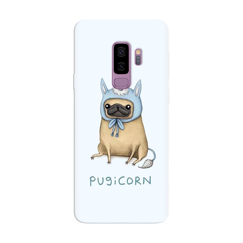 Husa silicon pentru Samsung Galaxy S9 Plus, Pugicorn