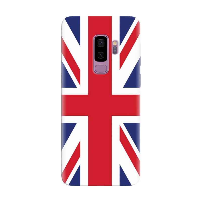Husa silicon pentru Samsung Galaxy S9 Plus, UK Flag Illustration