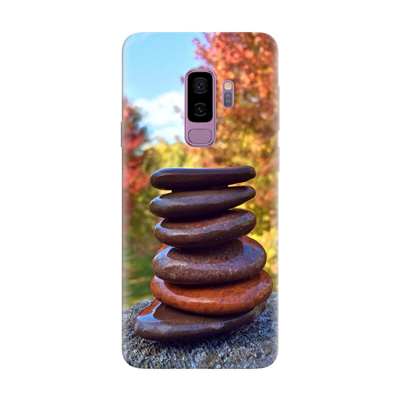 Husa silicon pentru Samsung Galaxy S9 Plus, Stacking Stones