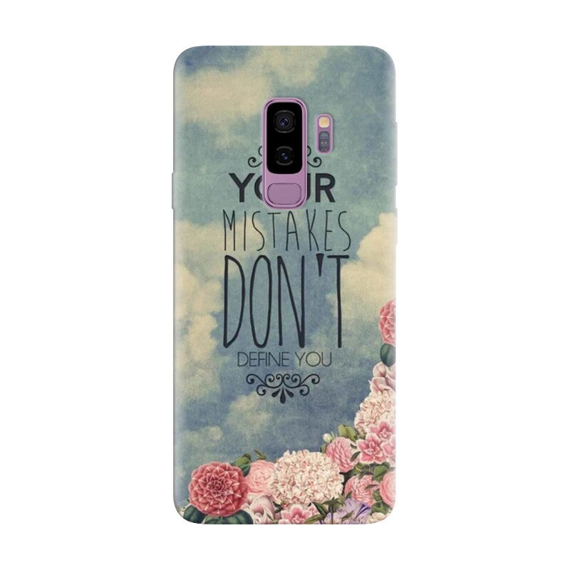 Husa silicon pentru Samsung Galaxy S9 Plus, Your Mistakes Dont Define You