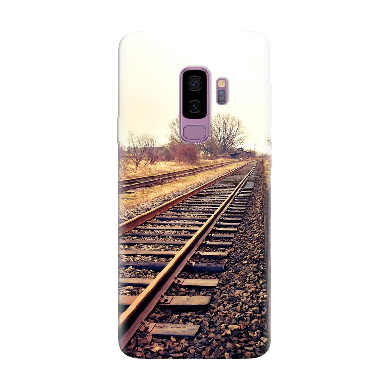 Husa silicon pentru Samsung Galaxy S9, Railroad