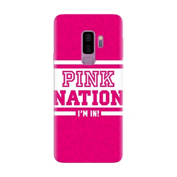 Husa silicon pentru Samsung Galaxy S9, Pink Nation Husa silicon pentru Samsung Galaxy S9, Pink Nation