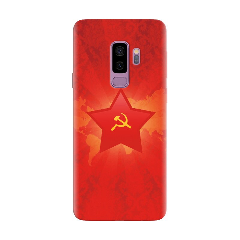 Husa silicon pentru Samsung Galaxy S9 Plus, Soviet Union