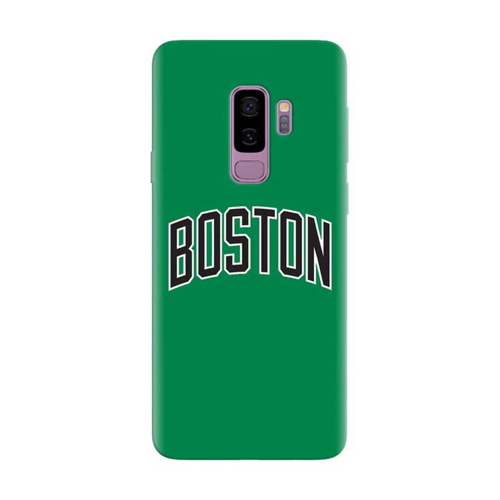 Husa silicon pentru Samsung Galaxy S9 Plus, NBA Boston Celtics