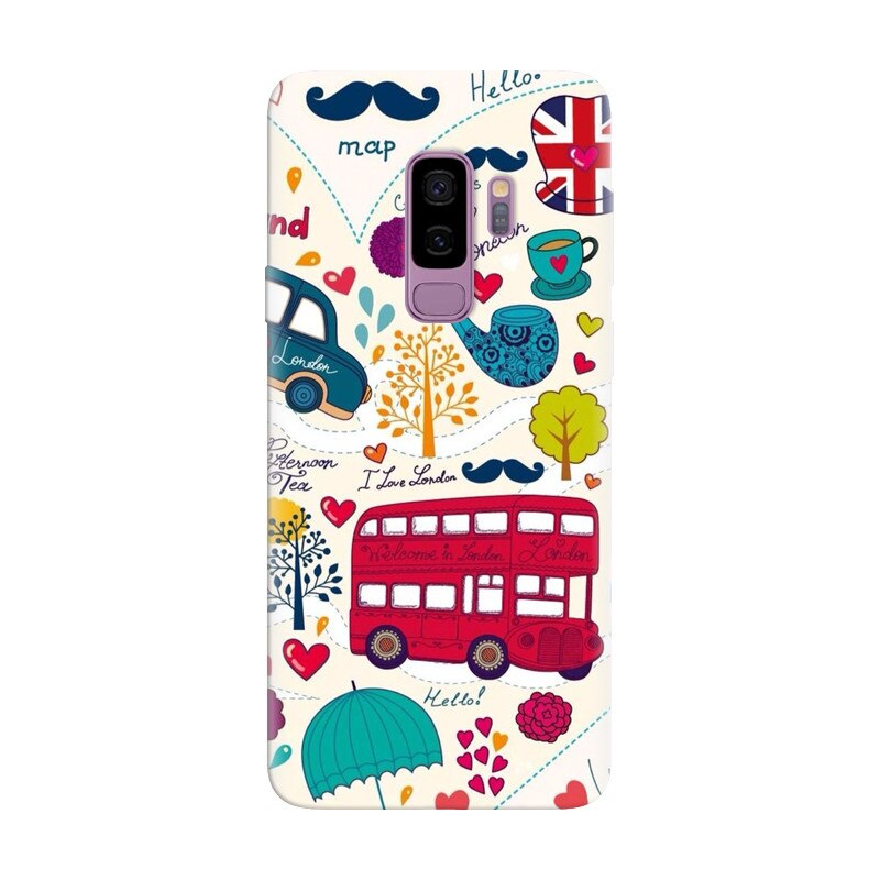 Husa silicon pentru Samsung Galaxy S9, Welcome In London