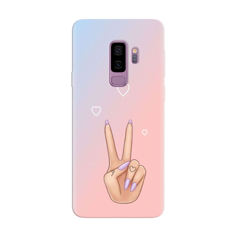 Husa silicon pentru Samsung Galaxy S9, Victory Love