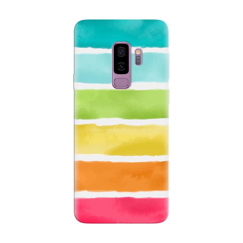 Husa silicon pentru Samsung Galaxy S9 Plus, Watercolors