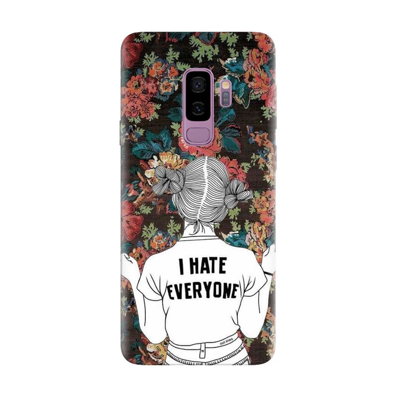 Husa silicon pentru Samsung Galaxy S9, I Hate Everyone