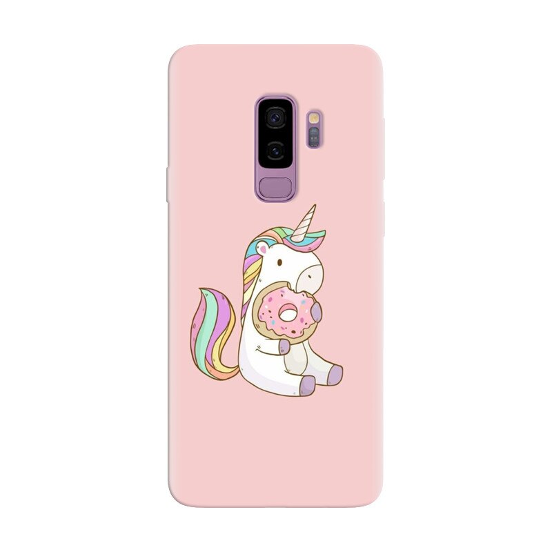 Husa silicon pentru Samsung Galaxy S9 Plus, Unicorn Donuts