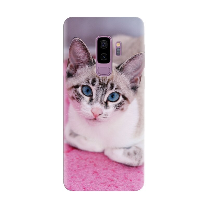 Husa silicon pentru Samsung Galaxy S9, Siamese Kitty