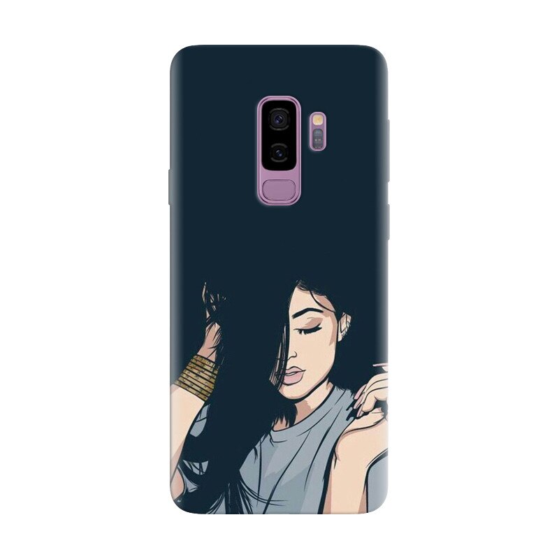 Husa silicon pentru Samsung Galaxy S9, Simple Girl