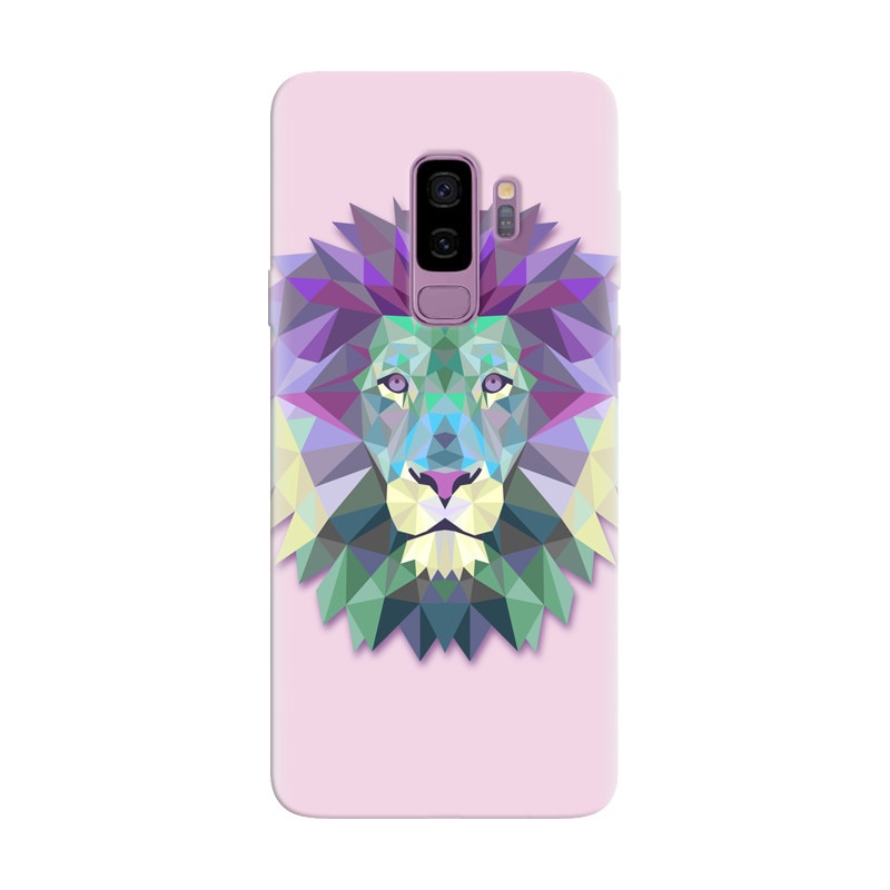 Husa silicon pentru Samsung Galaxy S9 Plus, Polygon Lion