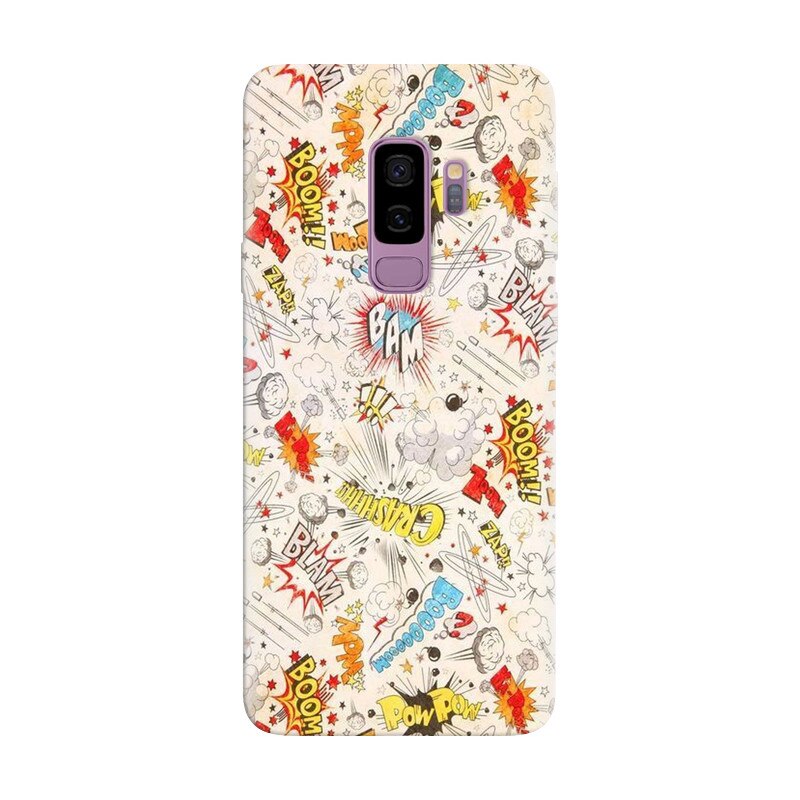Husa silicon pentru Samsung Galaxy S9 Plus, Vintage Comic