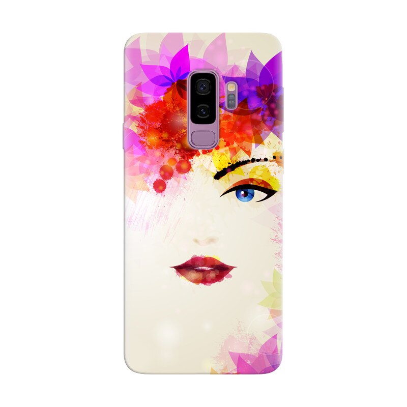 Husa silicon pentru Samsung Galaxy S9, Pretty Face