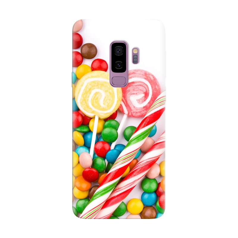 Husa silicon pentru Samsung Galaxy S9 Plus, Sweet Colorful Candy