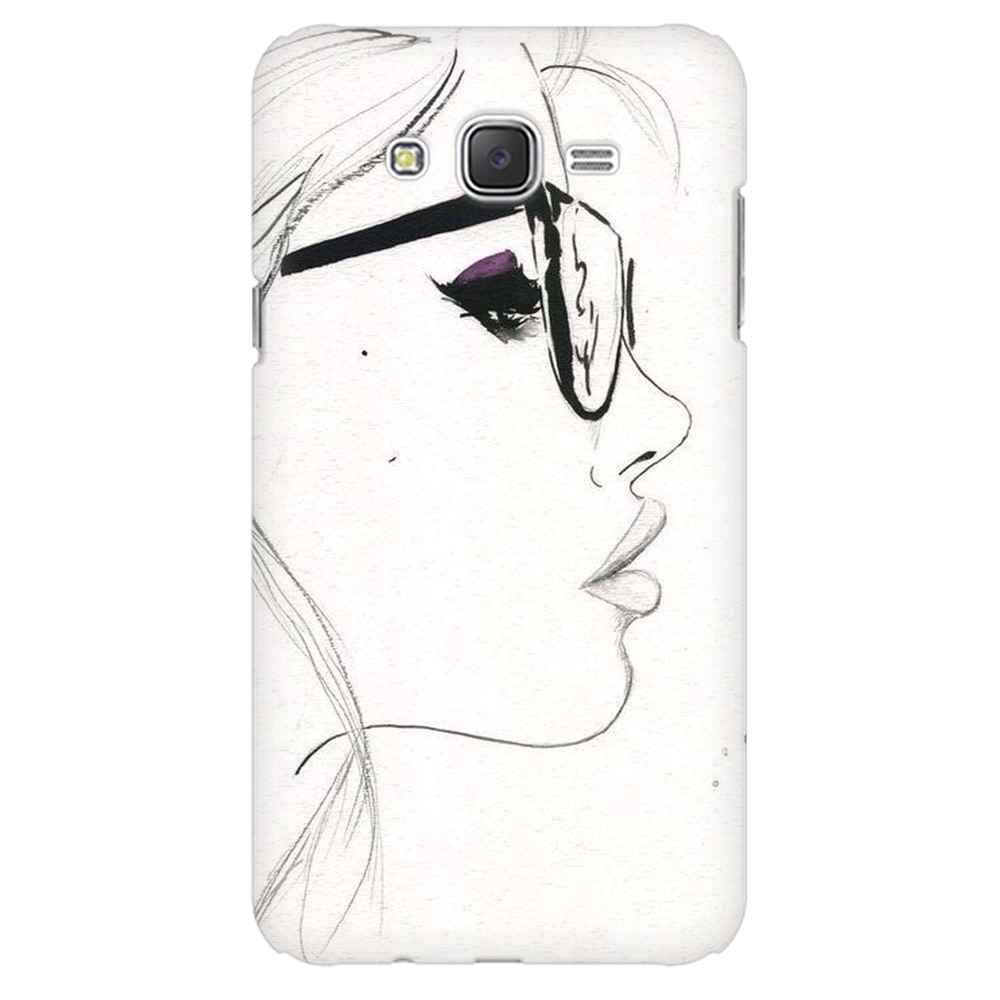 Husa silicon pentru Samsung Galaxy J1 Mini, Girl Face