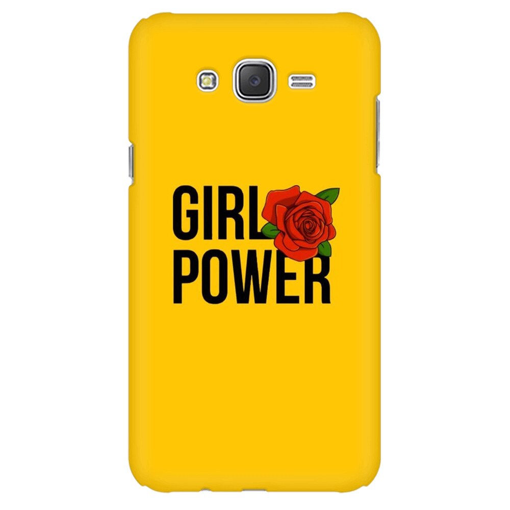 Husa silicon pentru Samsung Galaxy J1 Ace, Girl Power