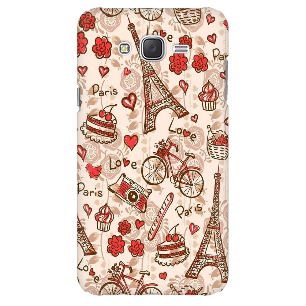 Husa silicon pentru Samsung Galaxy J1 Mini, Paris Love