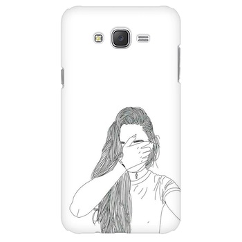 Husa silicon pentru Samsung Galaxy J1 Ace, Dont Look Husa silicon pentru Samsung Galaxy J1 Ace, Dont Look