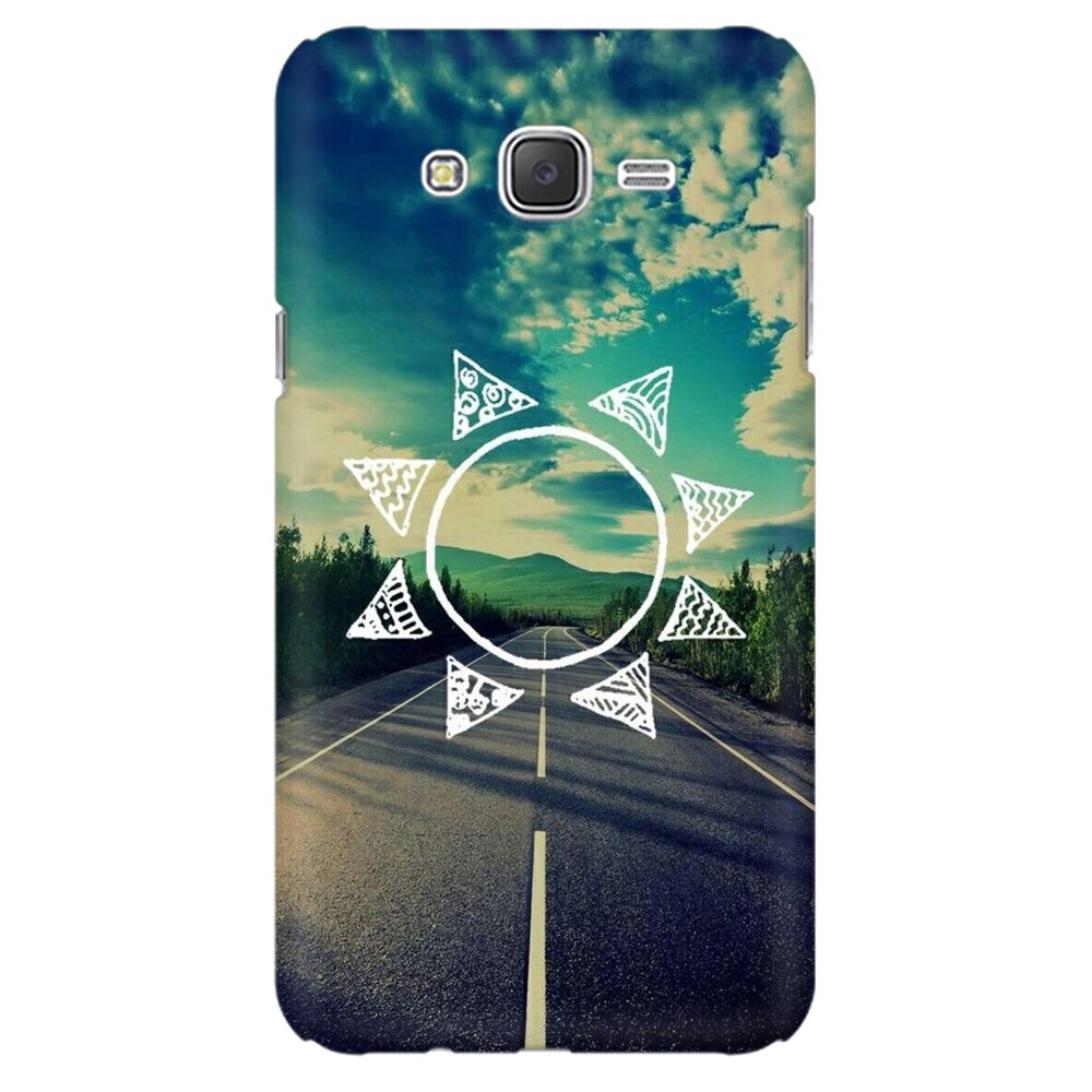 Husa silicon pentru Samsung Galaxy J1, Sun On The Road