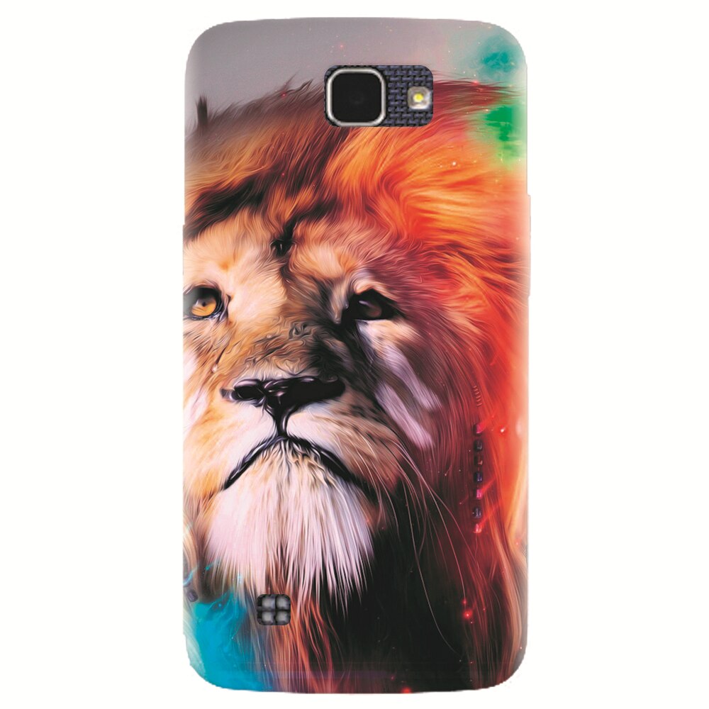 Husa silicon pentru LG K4, Awesome Art Of Lion