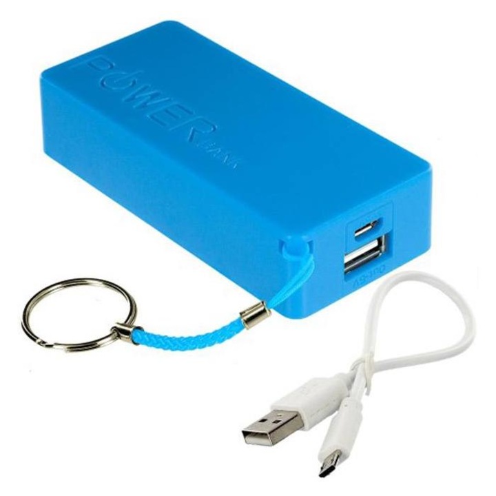Външна батерия Power Bank MBX 5600 mAh, Синя