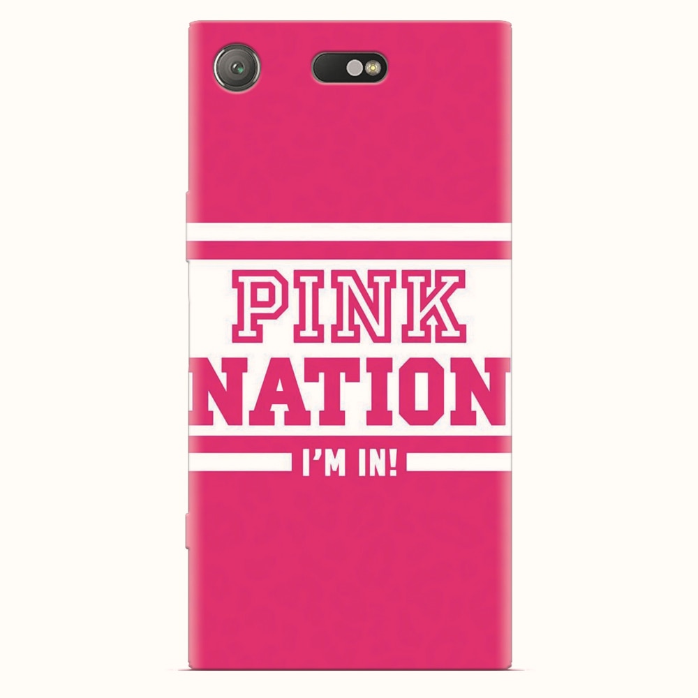 Husa silicon pentru Sony Xperia XZ1 Compact, Pink Nation