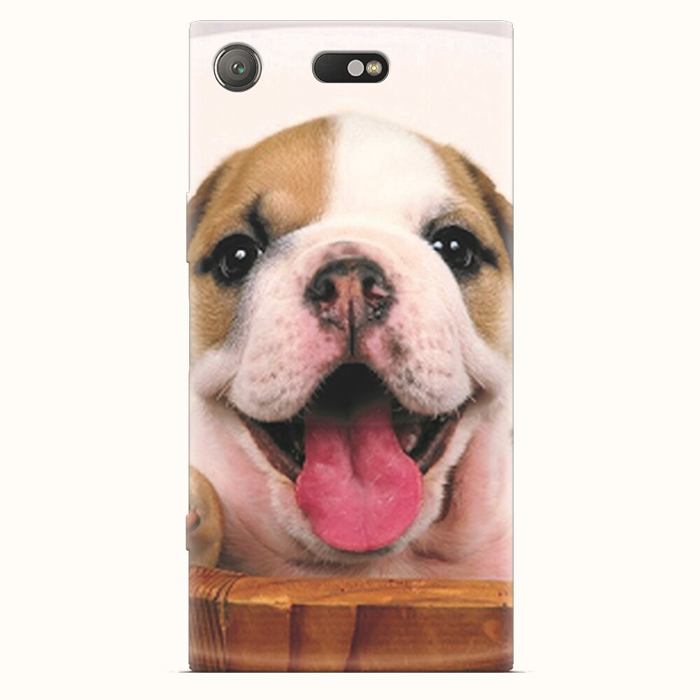 Husa silicon pentru Sony Xperia XZ1 Compact, Puppies 002