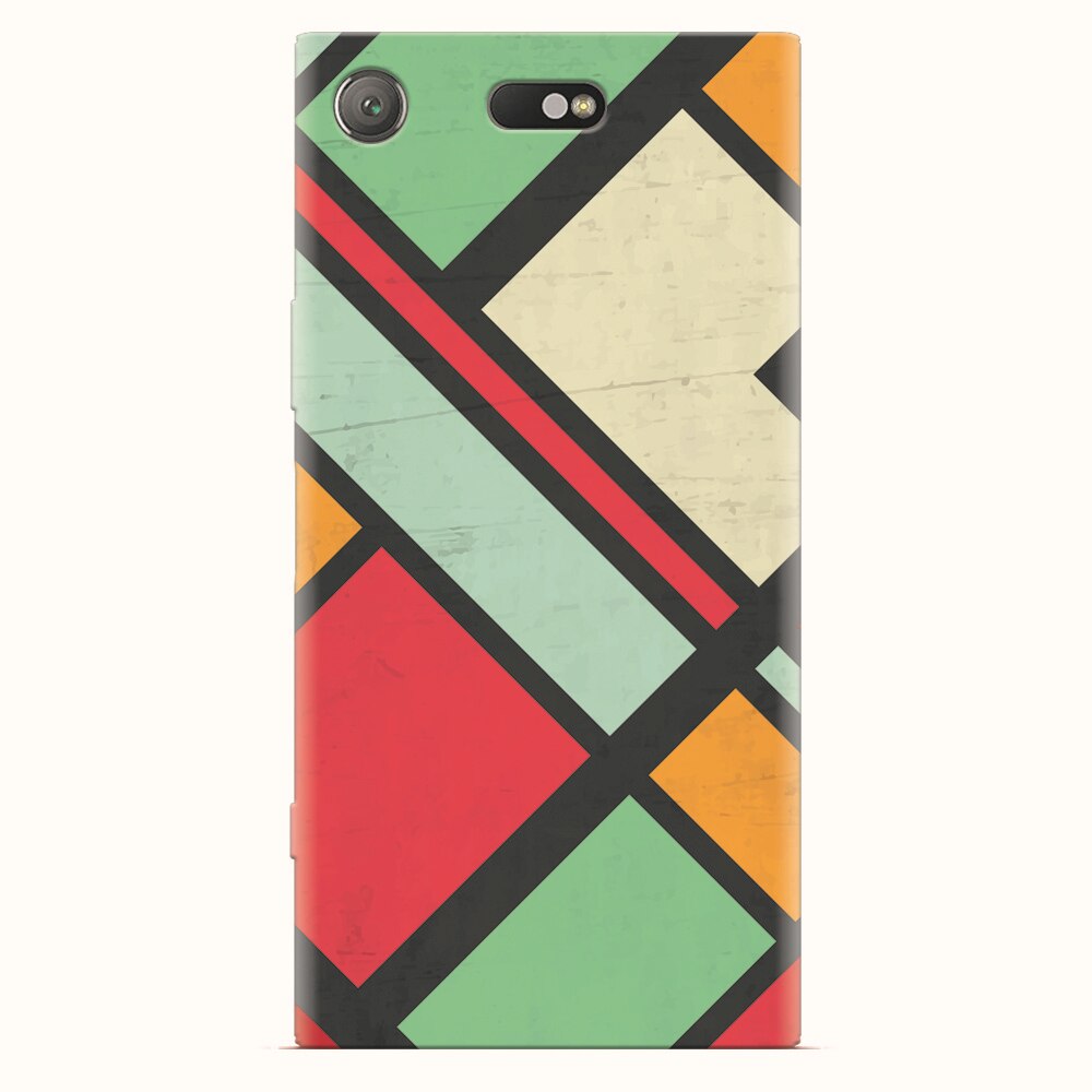 Husa silicon pentru Sony Xperia XZ1 Compact, Retro Grunge