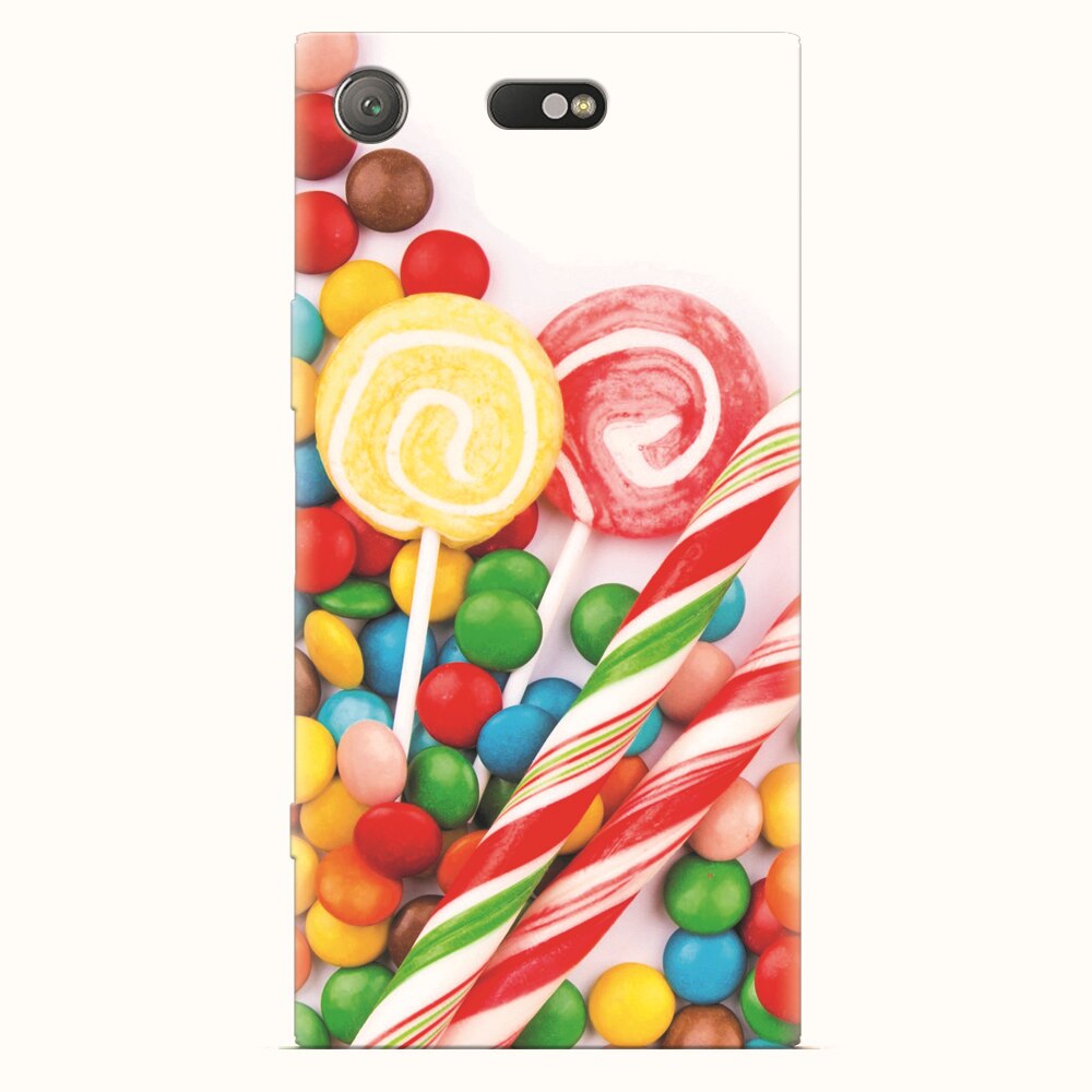 Husa silicon pentru Sony Xperia XZ1 Compact, Sweet Colorful Candy