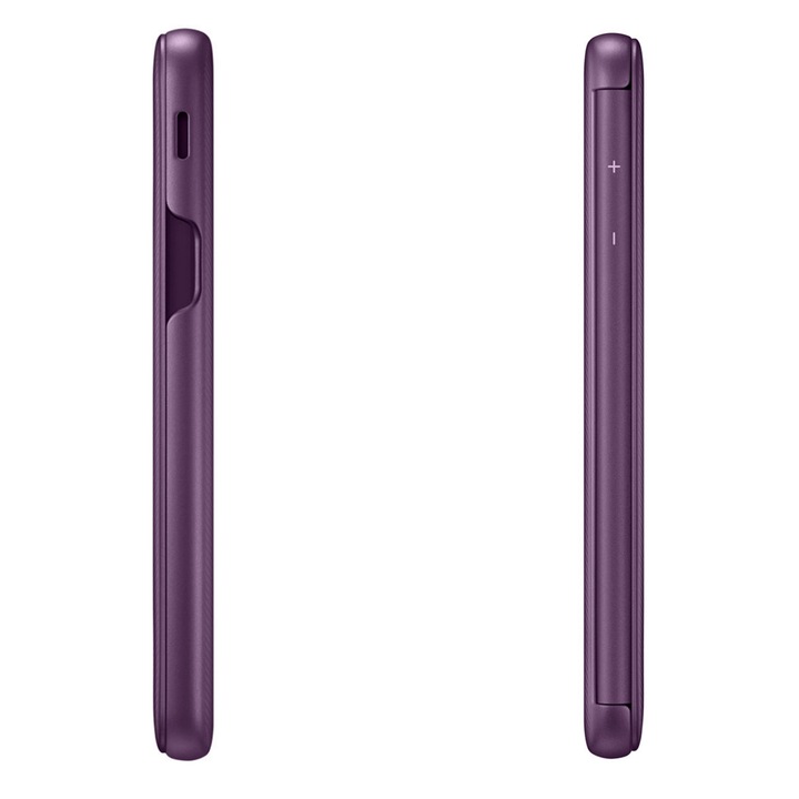 Husa de protectie Samsung Flip Wallet pentru Galaxy J6 (2018), Purple