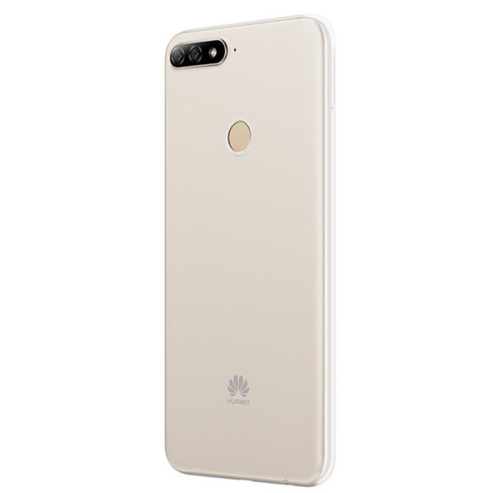 Capac protectie spate 51992432 pentru Huawei Y7 (2018), Transparent