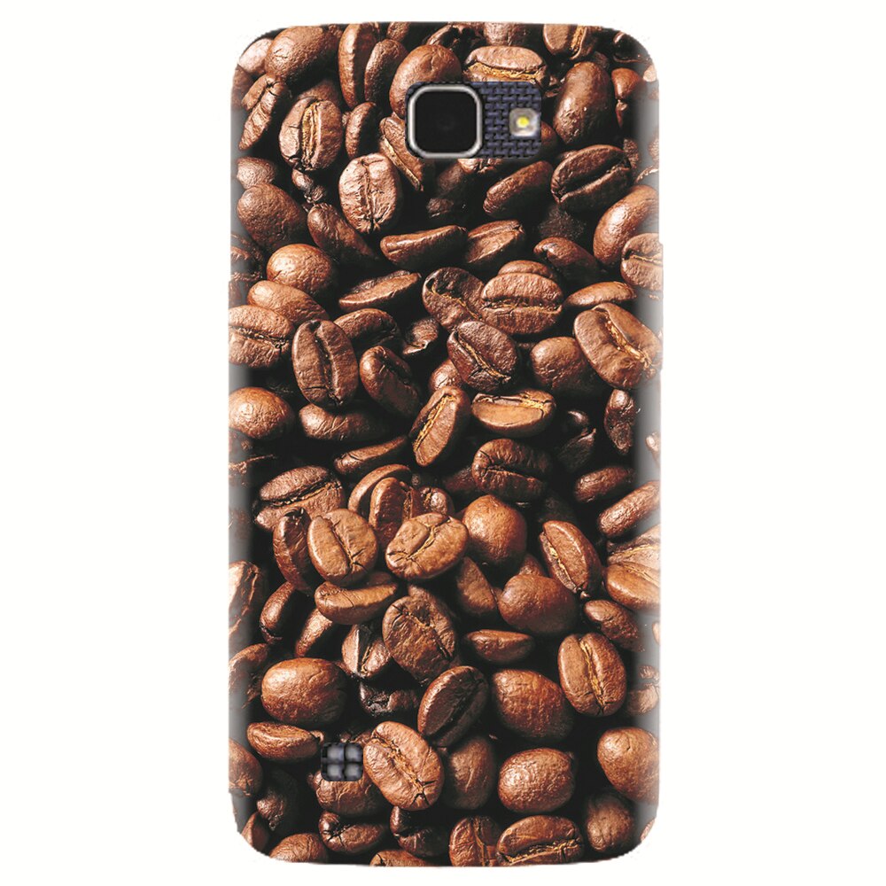 Husa silicon pentru LG K4, Coffee Beans