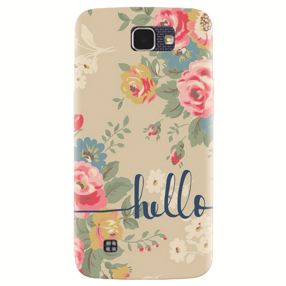 Husa silicon pentru LG K4, Cute Flower Phone