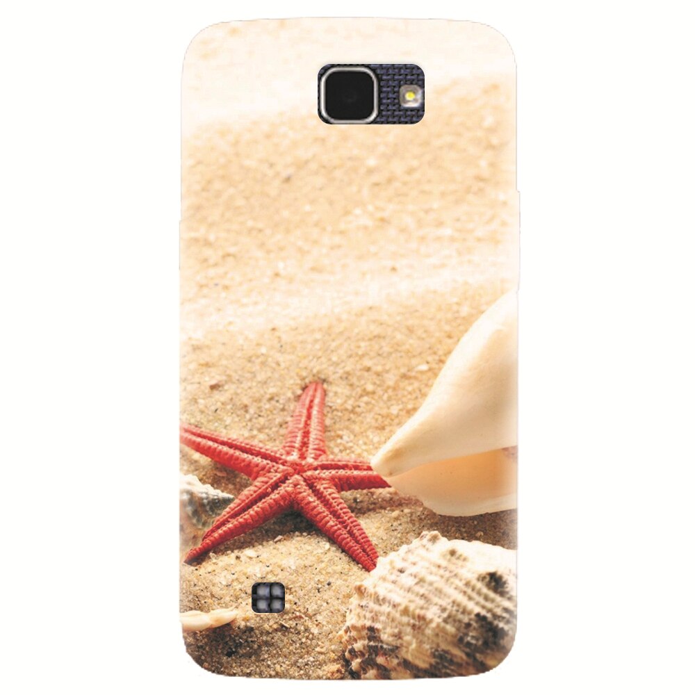 Husa silicon pentru LG K4, Beach Shells And Starfish