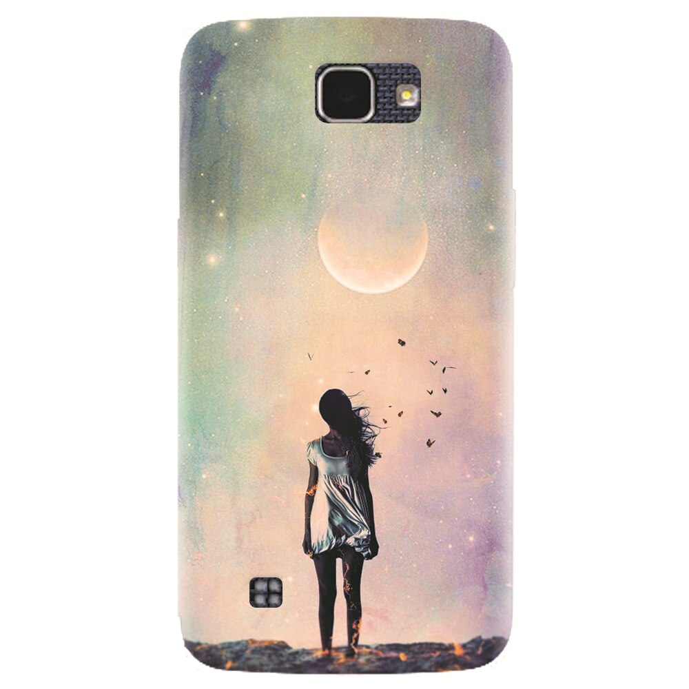 Husa silicon pentru LG K4, Alone Woman Cgi Hd K