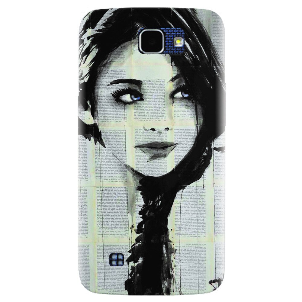 Husa silicon pentru LG K4, Blue Eyes