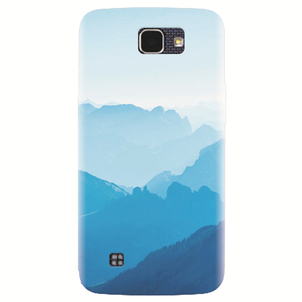 Husa silicon pentru LG K4, Blue Mountain Crests
