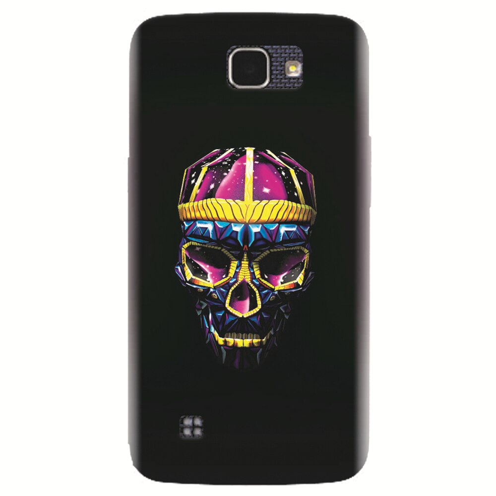 Husa silicon pentru LG K4, Colorfull Skull
