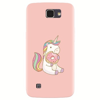 Husa silicon pentru LG K4, Unicorn Donuts Husa silicon pentru LG K4, Unicorn Donuts