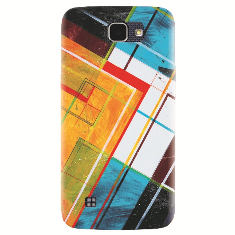 Husa silicon pentru LG K4, Abstraction Color Shape