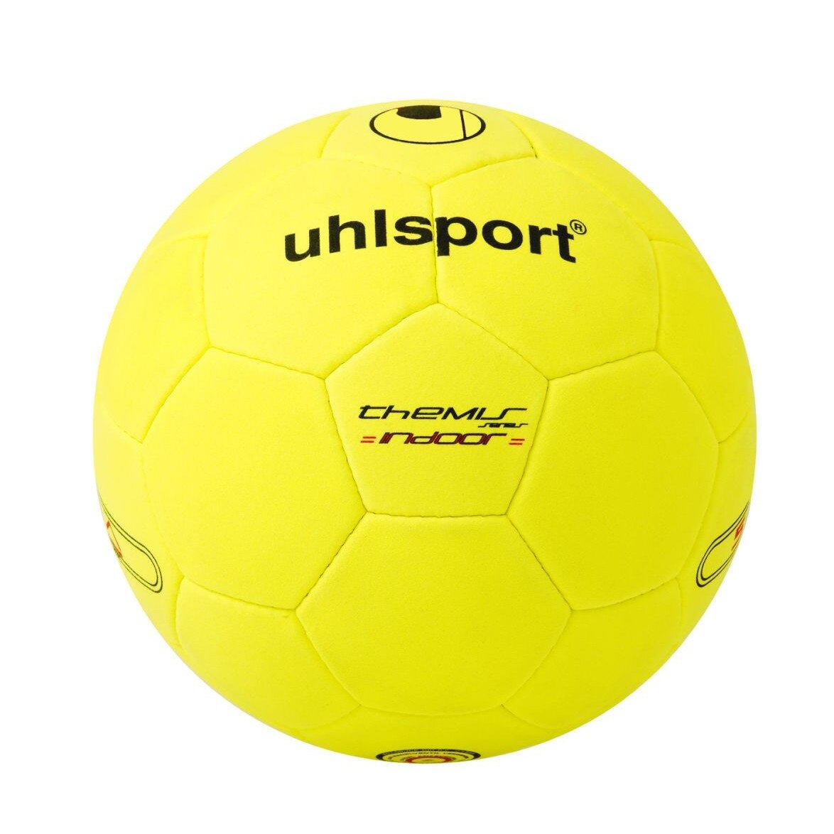 Minge fotbal Uhlsport Themis Indoor, galben/negru, 5
